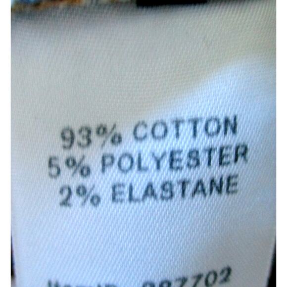 L.L. Bean Women's Mid Rise Dark Wash Stretch Blue Jean Capri Pants Size 14 - Picture 8 of 9